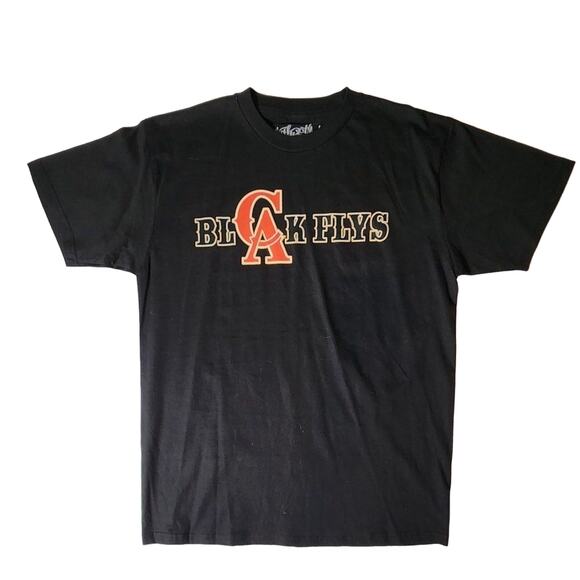 Black Flys Limited Run Graphic Tee Large - Picture 1 of 6